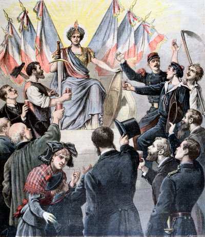 法国新年快乐！，1891年 作者 亨利·迈耶（Henri Meyer）