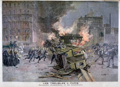1897年在巴黎发生暴动 作者 亨利·迈耶（Henri Meyer）