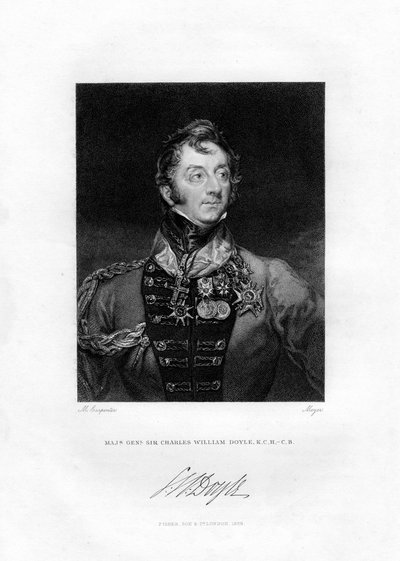 英国将军查尔斯·威廉·道尔爵士，1829年 作者 亨利·迈耶（Henri Meyer）