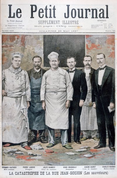 1897年巴黎让·古洪街（Rue Jean-Goujon）遇难 作者 亨利·迈耶（Henri Meyer）