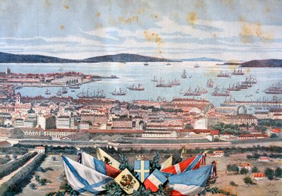 土伦港，1893年 作者 亨利·迈耶（Henri Meyer）