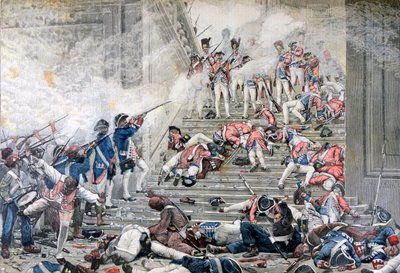 1792年8月10日占领杜乐丽，1892年 作者 Henri Paul Motte