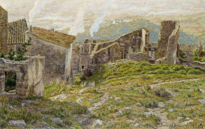 Bormes les Mimosas古堡 作者 亨利·里维耶尔（Henri Riviere）