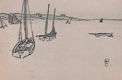 不列颠景观，约1900年代，1946年 作者 亨利·里维耶尔（Henri Riviere）