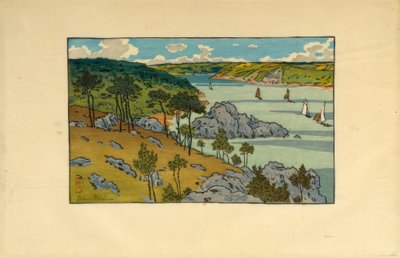 特里厄斯河口（罗格维）。 作者 亨利·里维耶尔（Henri Riviere）