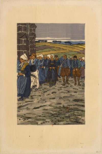 圣安纳-拉-帕卢的赦免令 作者 亨利·里维耶尔（Henri Riviere）
