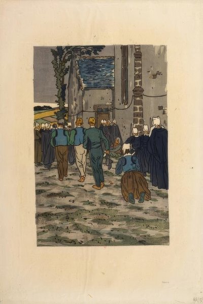 圣安纳-拉-帕卢的赦免令 作者 亨利·里维耶尔（Henri Riviere）