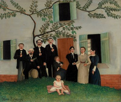 家庭（La Famille） 作者 亨利·卢梭