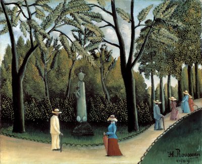卢森堡花园，肖邦纪念碑，1909年 作者 亨利·卢梭