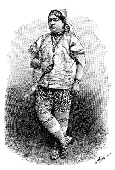 突尼斯犹太人，c1890 作者 亨利·提里亚特