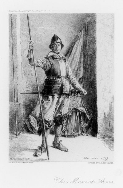 《武器的男人》，c1880-1882年。 作者 亨利·杜桑