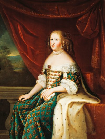 玛丽亚-特蕾莎的肖像（布面油画 作者 Henri and Charles Beaubrun