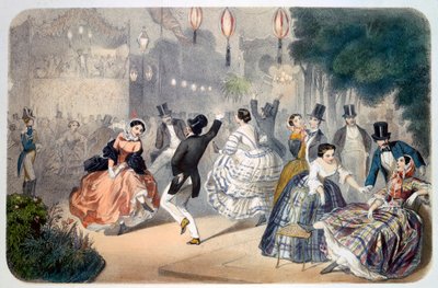 巴黎夜晚，c1845-1890 作者 亨利·德·蒙托