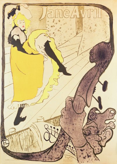 简四月 作者 Henri de Toulouse Lautrec