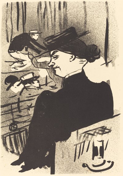 旁观者 作者 Henri de Toulouse Lautrec