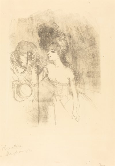 Anna Held和Bald Anna Held和Bald，1896年。 作者 亨利·德·图卢兹·劳特雷克