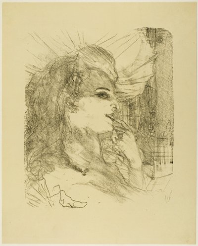 安娜-赫尔德，来自 Treize Lithographies 作者 亨利·德·图卢兹·劳特雷克