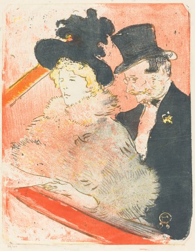 音乐会 作者 Henri de Toulouse Lautrec