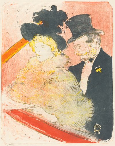 音乐会 作者 Henri de Toulouse Lautrec