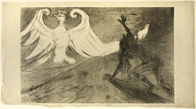 Au Pied du Sinaï》，被拒绝的封面 作者 亨利·德·图卢兹·劳特雷克