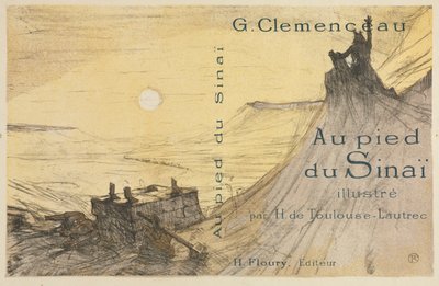 西奈山脚：盖，1898年。 作者 亨利·德·图卢兹·劳特雷克