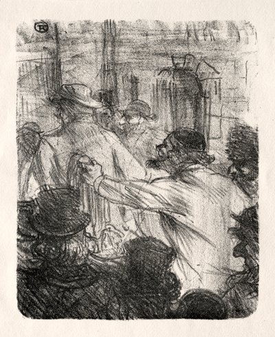在西奈山脚下：布馆，克拉科夫，1898年。 作者 亨利·德·图卢兹·劳特雷克