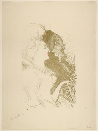 狂欢节 作者 Henri de Toulouse-Lautrec