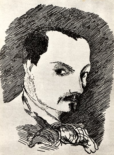 查尔斯·鲍德莱尔（Charles Baudelaire）1821-1867 作者 亨利·德·图卢兹·劳特雷克