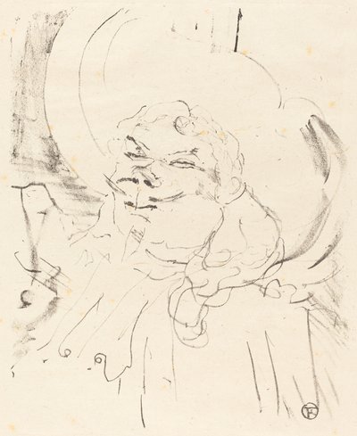 科奎林老人（Coquelin aine）。 作者 亨利·德·图卢兹·劳特雷克