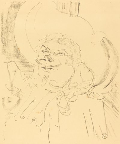 长者科奎林（Coquelin aine） 作者 Henri de Toulouse Lautrec