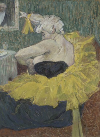 小丑·查乌考（1895） 作者 亨利·德·图卢兹·劳特雷克