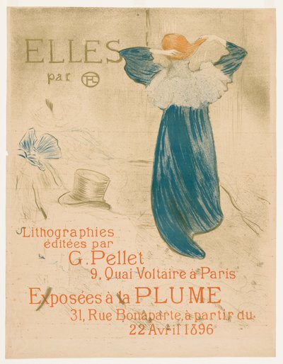 埃尔斯  封面插图 作者 Henri de Toulouse-Lautrec