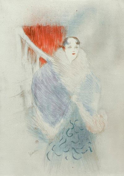 维也纳人Elsa 作者 Henri de Toulouse Lautrec