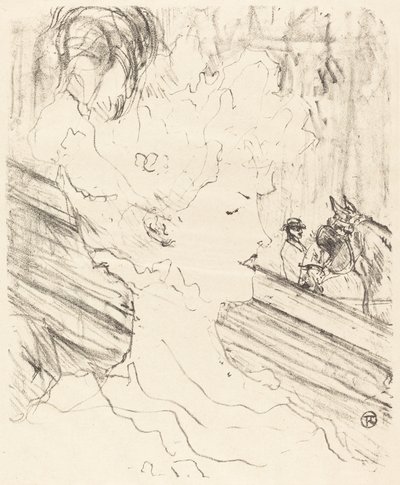 埃米利安-德-阿朗松 作者 Henri de Toulouse Lautrec