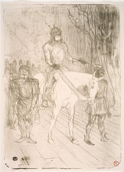 Brasseur 在 Chilpéric 的入口 作者 Henri de Toulouse-Lautrec