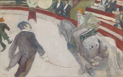 费尔南多马戏团的马术演员，188788年。 作者 亨利·德·图卢兹·劳特雷克