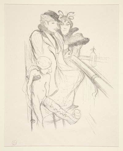 被征服的爱神（Eros Vanquished） 作者 Henri de Toulouse-Lautrec