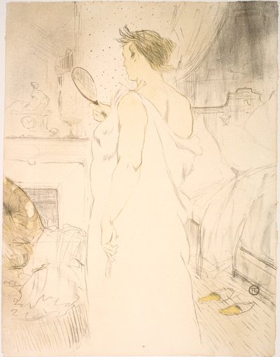 冰雪女人，手工制冰 作者 Henri de Toulouse-Lautrec