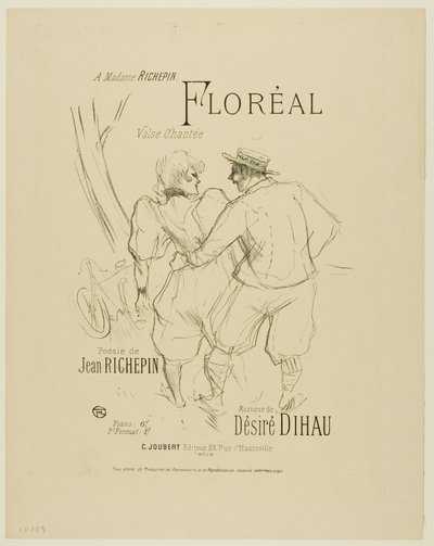 Floréal，选自 Désiré Dihau 的旋律 作者 亨利·德·图卢兹·劳特雷克