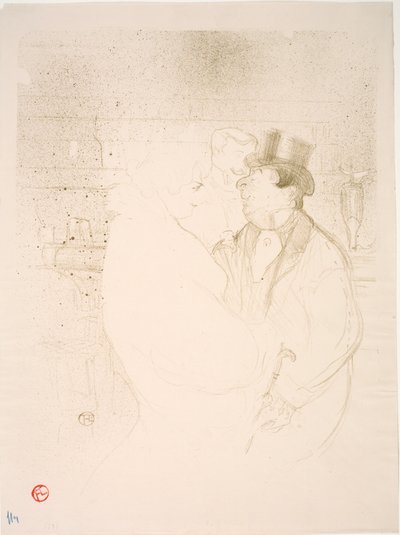 Ida Heath au 酒吧 作者 Henri de Toulouse-Lautrec