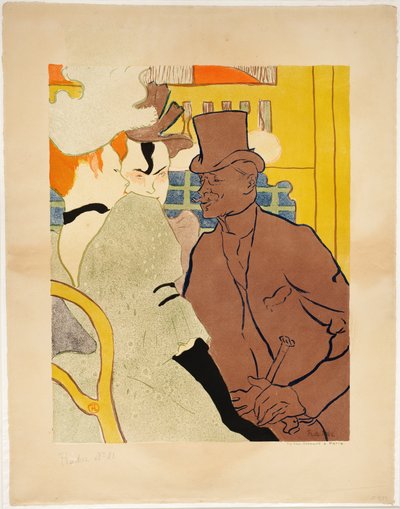 红磨坊的英国人 作者 Henri de Toulouse Lautrec