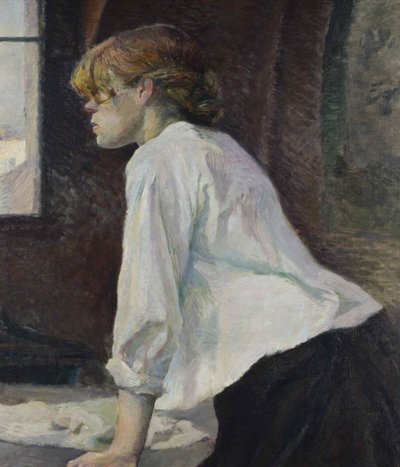 La Blanchisseuse，1886-1887年。 作者 亨利·德·图卢兹·劳特雷克