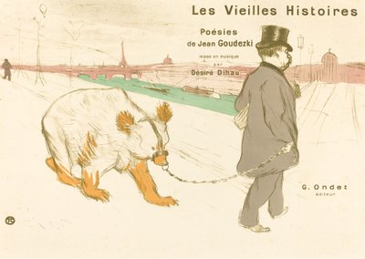 Les Vielles Histoires 封面插图，1893年。 作者 亨利·德·图卢兹·劳特雷克