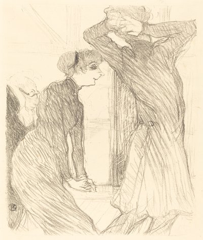 Lugne Poe and Baldy in Au-dessus des forces humaines Lugne Poe et Baldy dans..., 1894. 作者 亨利·德·图卢兹·劳特雷克