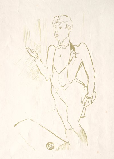 玛丽-汉密尔顿 作者 Henri de Toulouse-Lautrec