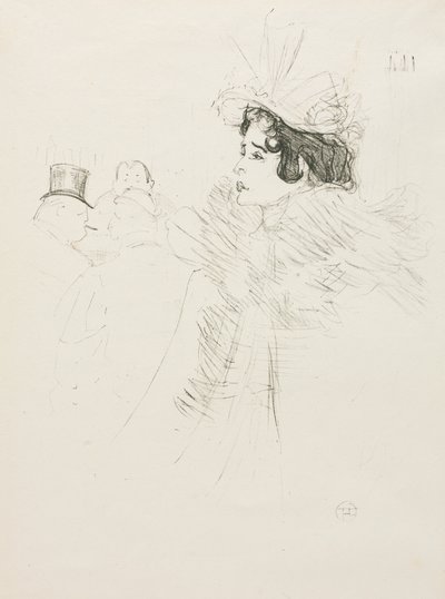 梅·贝尔福特小姐，1895年。 作者 亨利·德·图卢兹·劳特雷克