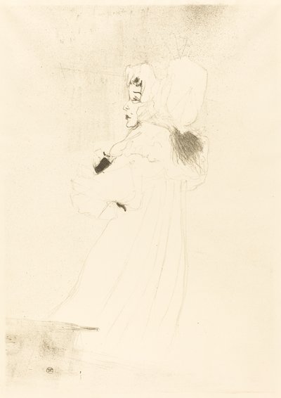 梅-贝尔福特小姐，大板 梅-贝尔福特小姐，大板，1895年。 作者 亨利·德·图卢兹·劳特雷克
