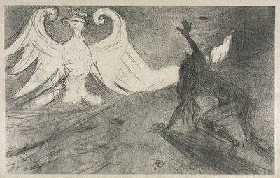 前哨项目：1898年在西奈山脚。 作者 亨利·德·图卢兹·劳特雷克