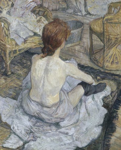 Rousse La Toilette，1889年 作者 亨利·德·图卢兹·劳特雷克