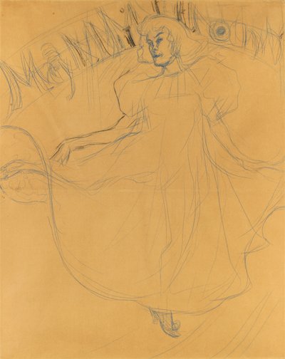 学习梅-米尔顿 作者 Henri de Toulouse-Lautrec